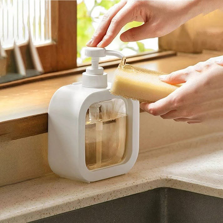 Soap Dispenser β Refillable Pump Bottle for Kitchen & Bathroom