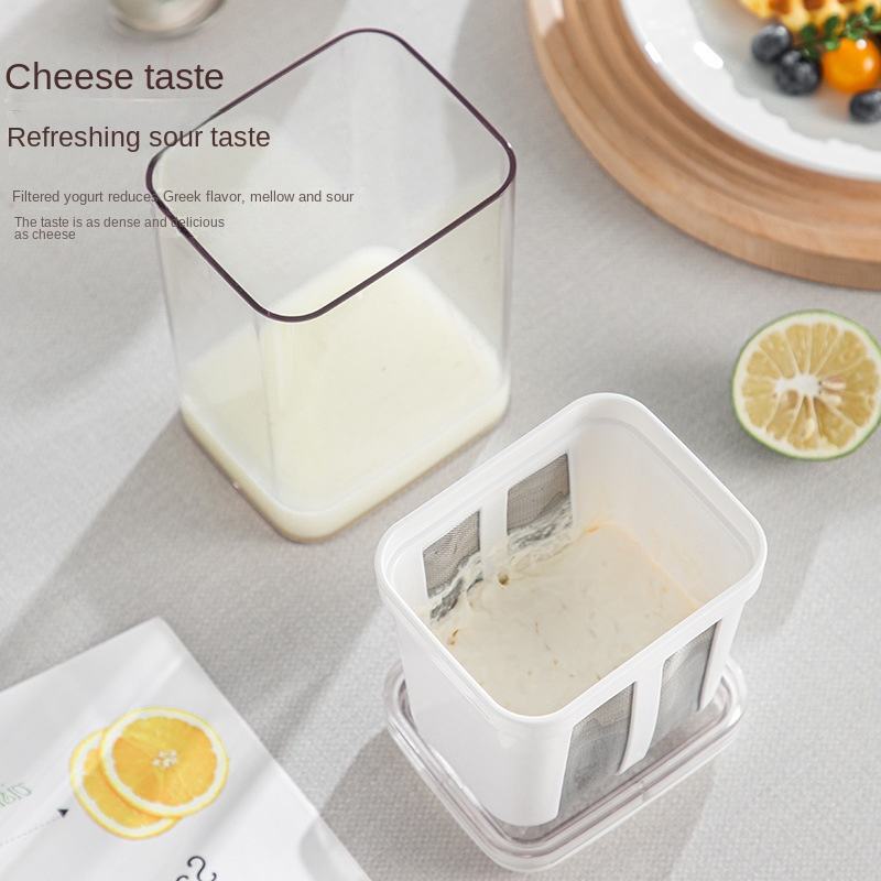 Greek Yogurt Maker β Strainer Container with Steel Mesh