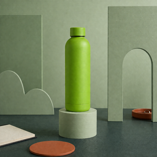 Premium Insulated Water Bottle 500ml | 304 Stainless Steel | 6-Hour Hot & Cold Retention | Matte Finish