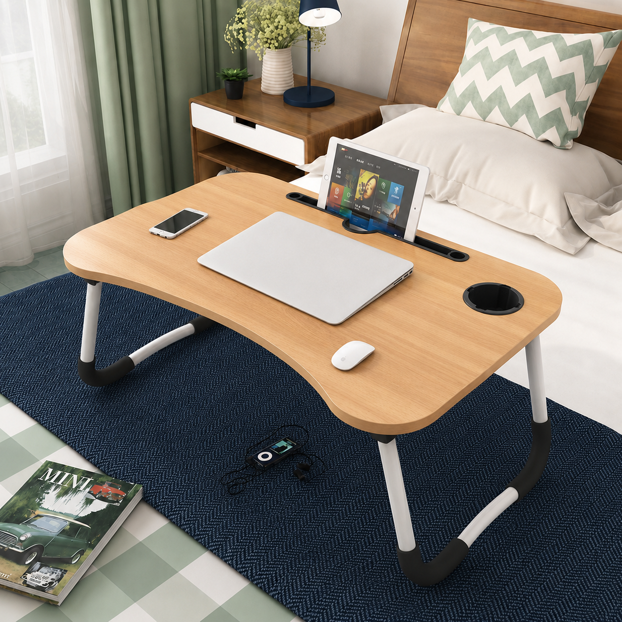 Multipurpose Foldable Laptop Table – Your Portable Workstation