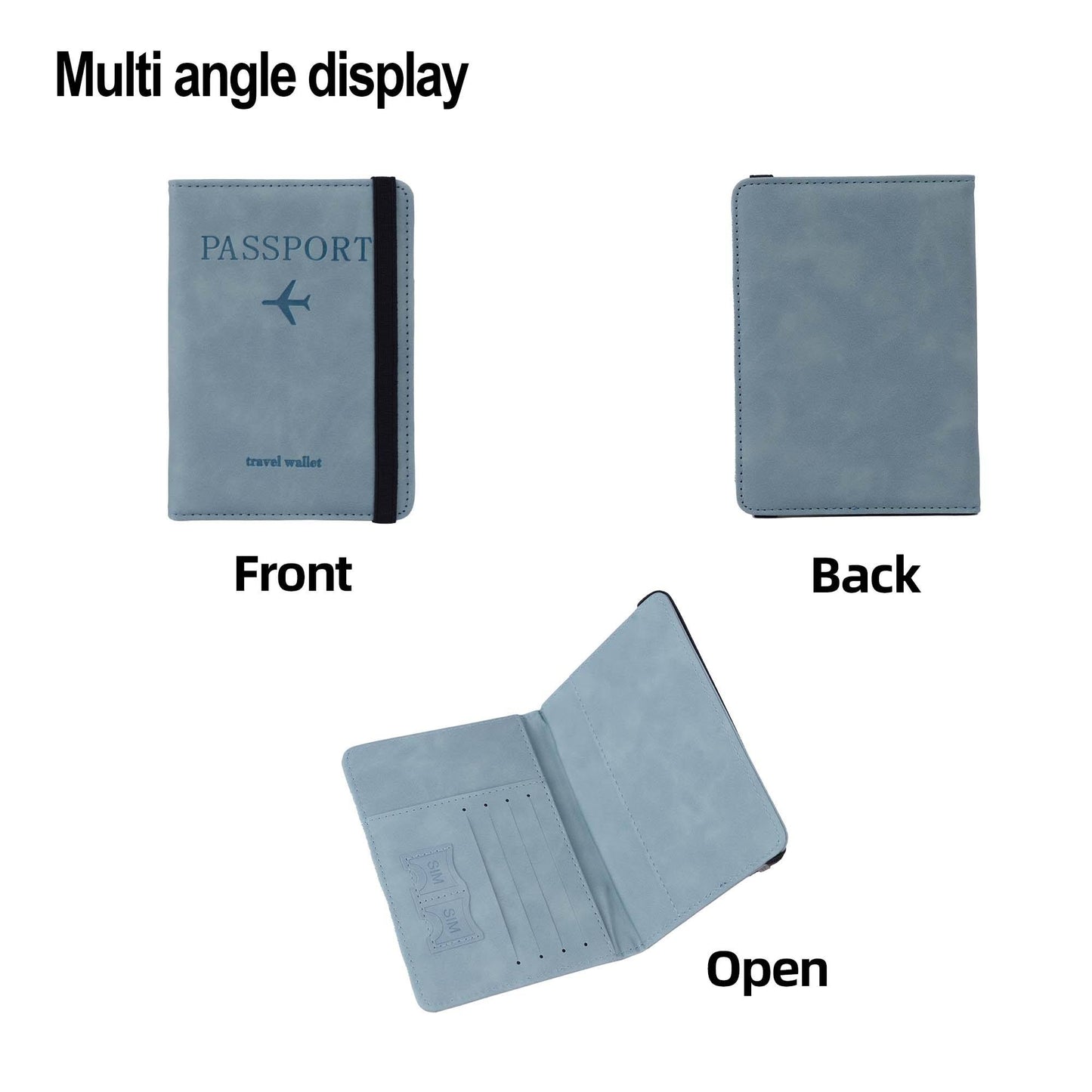 Passport Holder - Travel Wallet  with Card & SIM Slots | Zarmal Store Pakistan