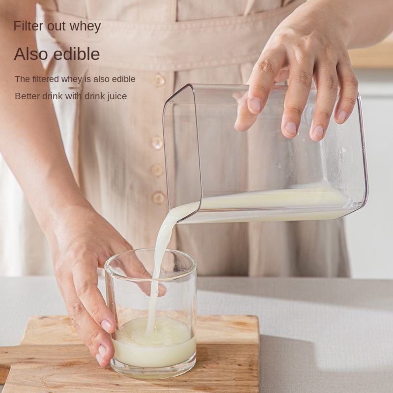 Greek Yogurt Maker – Strainer Container with Steel Mesh