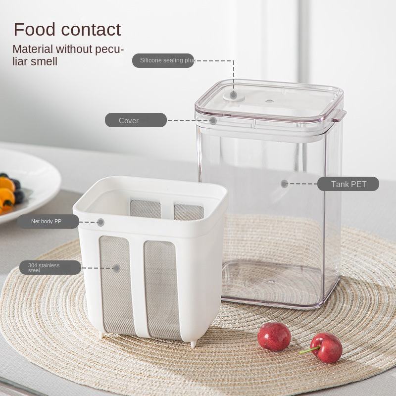 Greek Yogurt Maker – Strainer Container with Steel Mesh