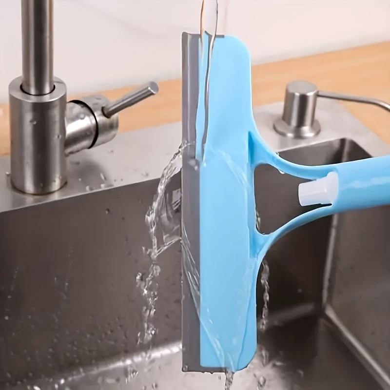 3-in-1 Spray Window Cleaner – Streak-Free Squeegee & Scrubber