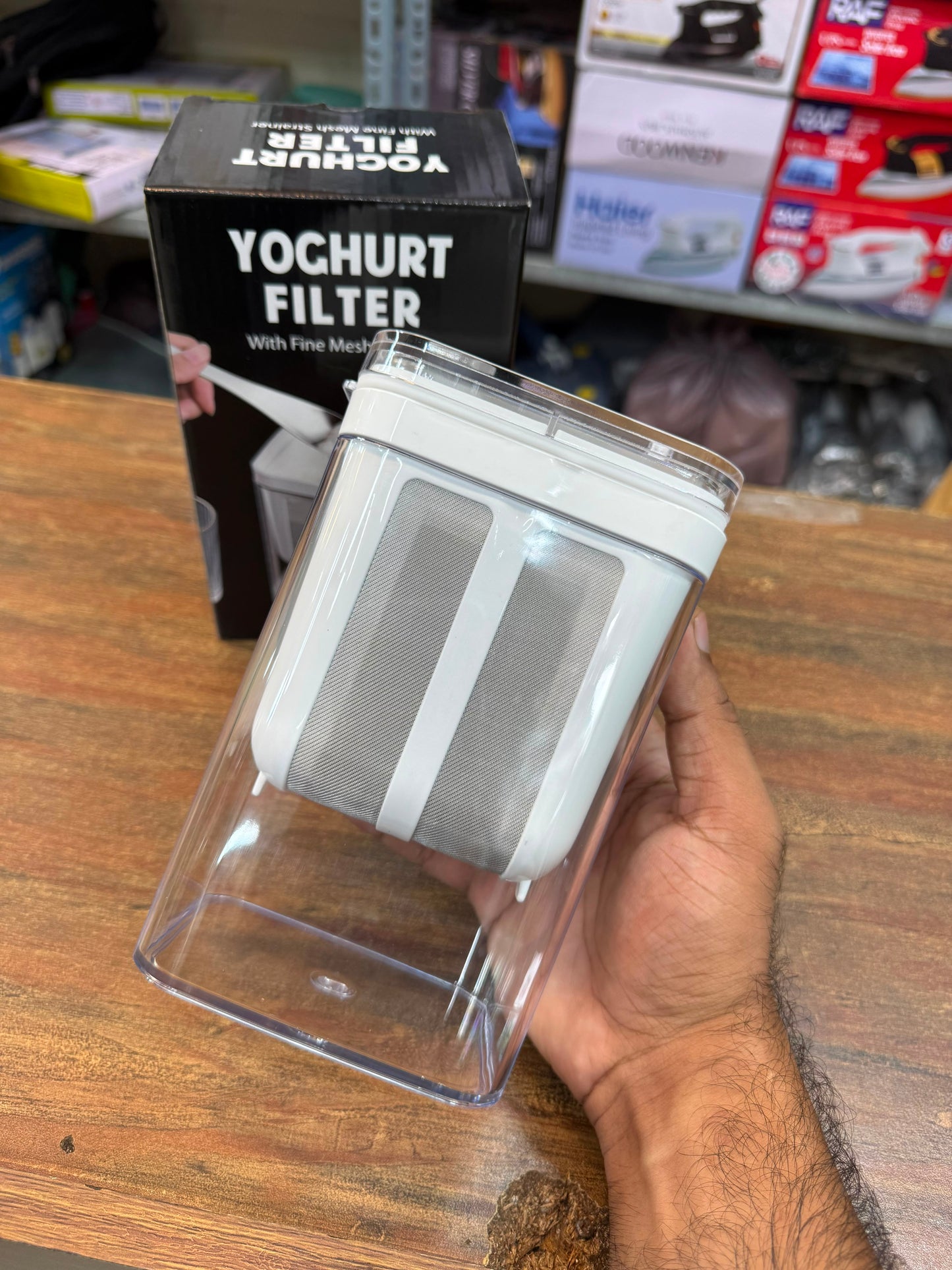 Greek Yogurt Maker – Strainer Container with Steel Mesh