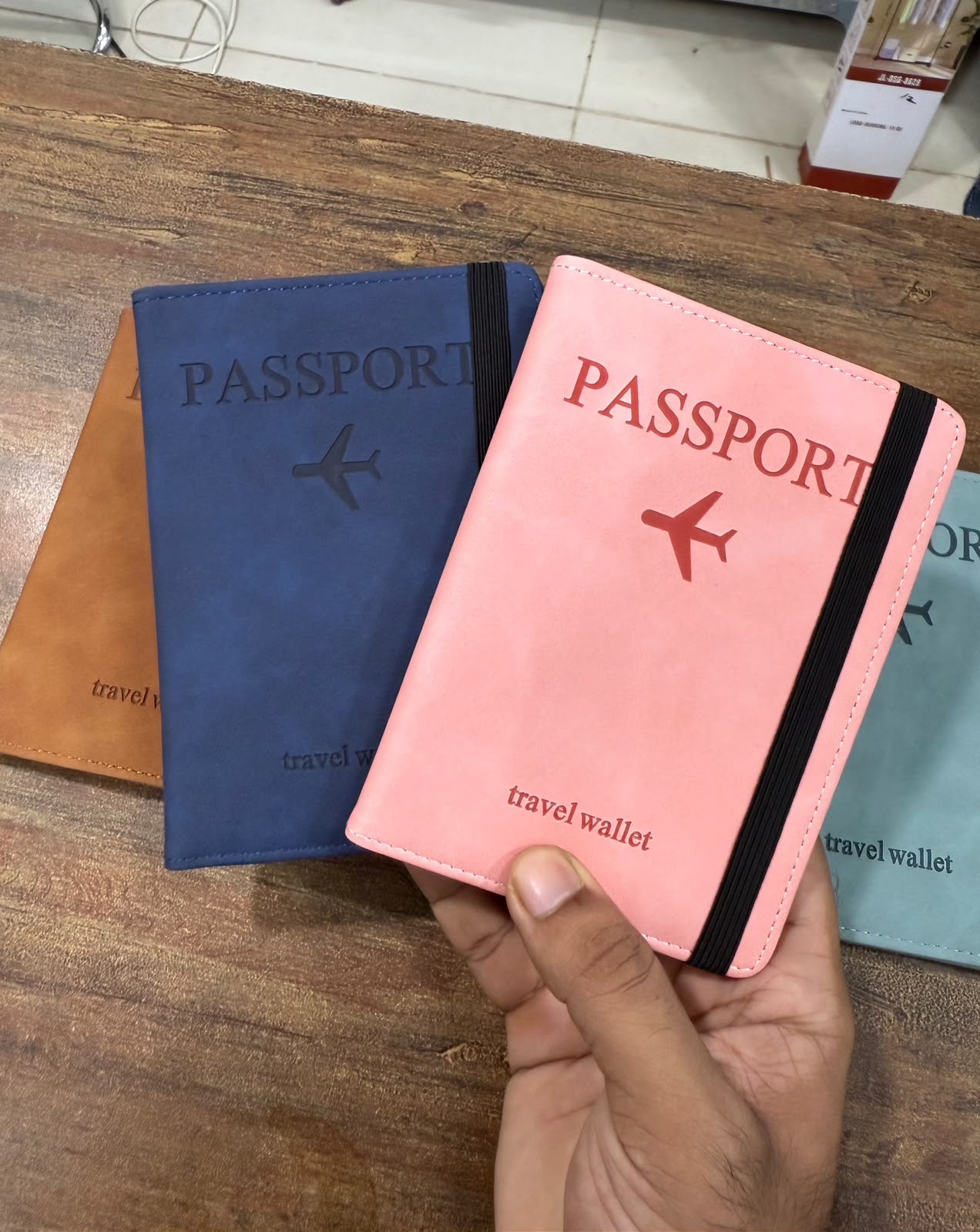 Passport Holder - Travel Wallet  with Card & SIM Slots | Zarmal Store Pakistan