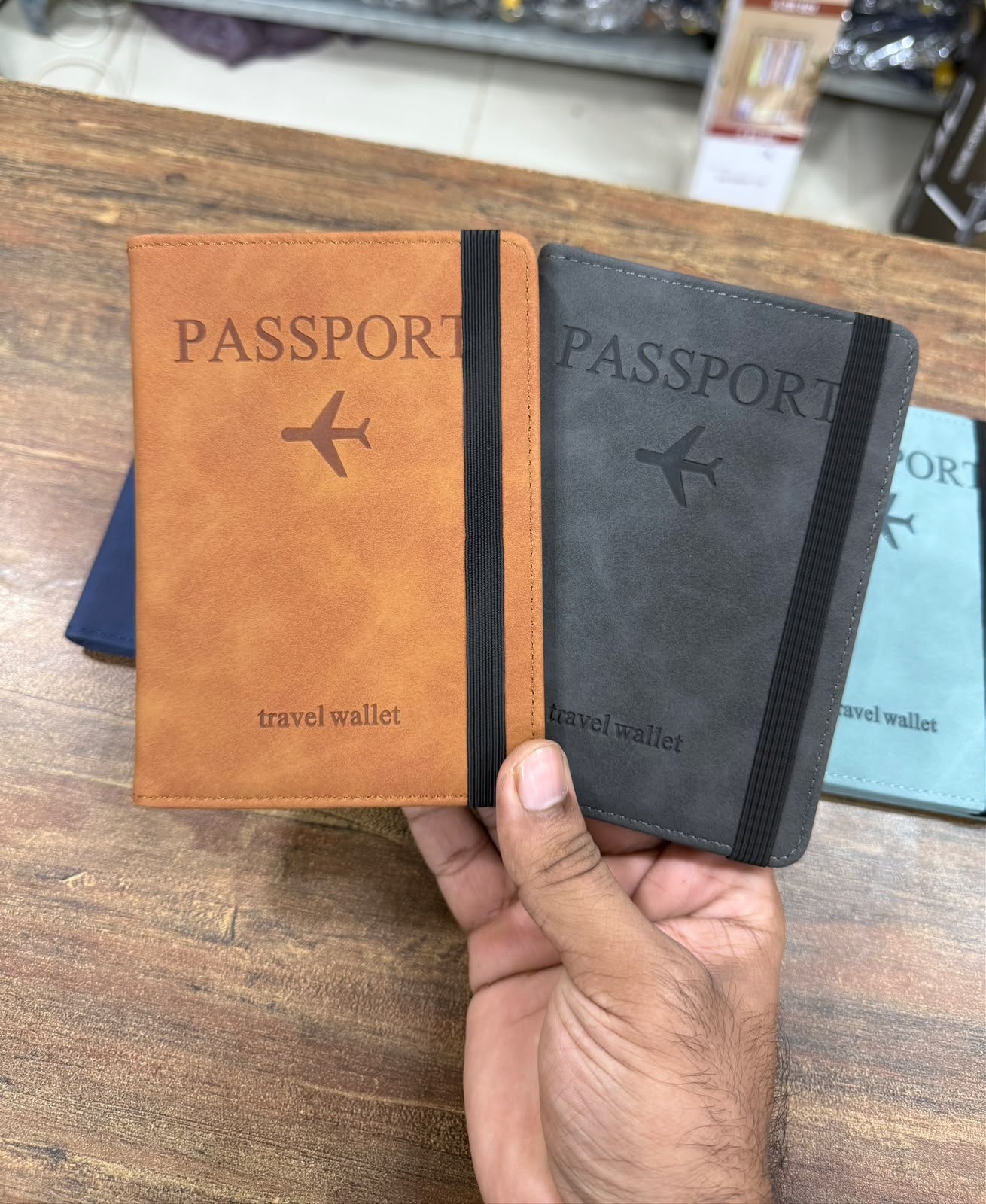 Passport Holder - Travel Wallet  with Card & SIM Slots | Zarmal Store Pakistan