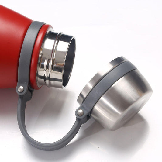 SUS 316 Vacuum Bottle — 850ML | Stays Hot & Cold 15 Hours | Matte Burgundy